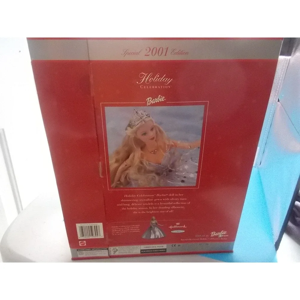 Mattel Holiday Celebration Barbie Special 2001 Edition Doll New in Box 50304